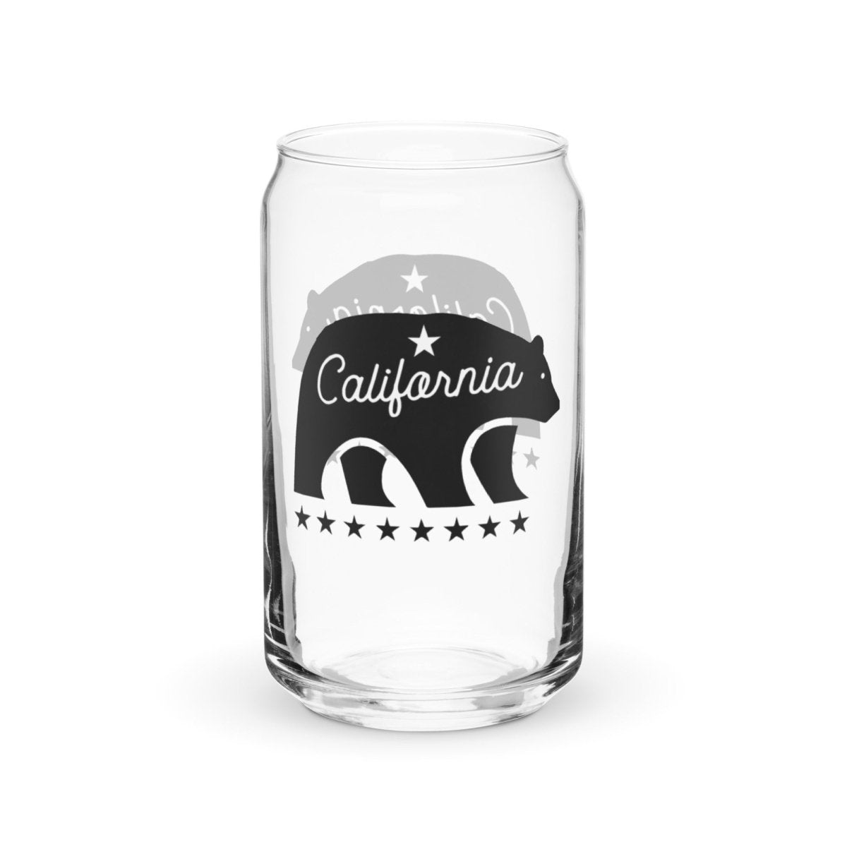 California Mascot Can - Shaped Glass - Chinchilla Choons